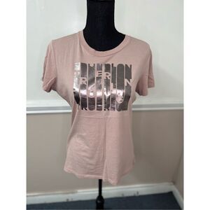 True Religion Short Sleeve Pink Tee Size Medium